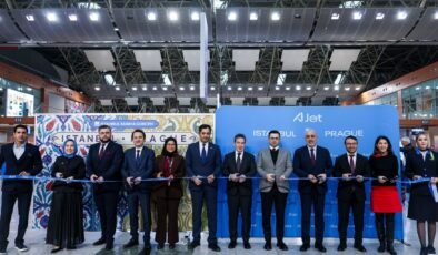 AJet’ten İstanbul–Prag hattı: İlk sefer törenle gerçekleştirildi