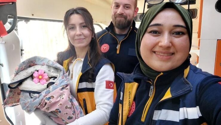 Aydın'da ambulansta mucize doğum