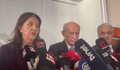 DEM Parti Heyeti, Bahçeli ile TBMM’de görüştü