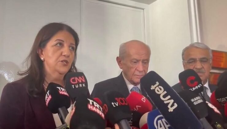 DEM Parti Heyeti, Bahçeli ile TBMM’de görüştü