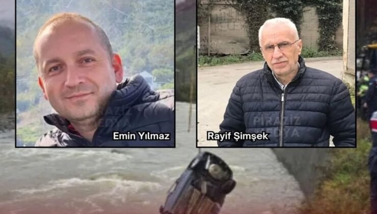 Giresun'da dereye uçan araçta iki kişi hayatını kaybetti