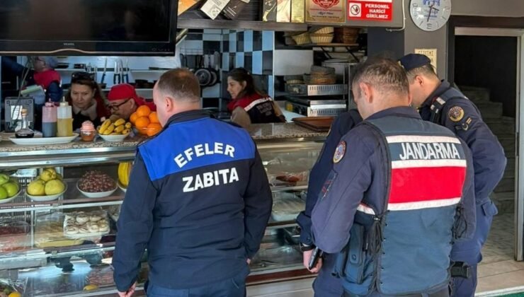 Efeler Belediyesi'nden yıl başı öncesi gıda güvenliği seferberliği