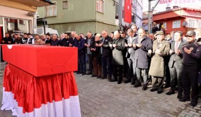 Görev sırasında rahatsızlanan Asker Semih Aydın son yolculuğuna uğurlandı