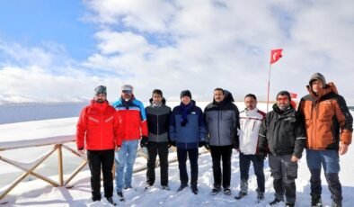 Vali Ziya Polat, Sarıkamış Kayak Merkezi’ndeki Suni Karlama projesini inceledi