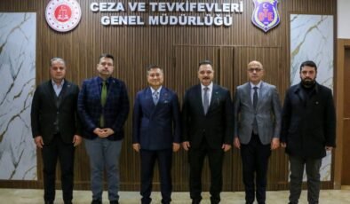 TİMBİR heyetinden Ceza ve Tevkifevleri Genel Müdürü Yıldırım’a ziyaret