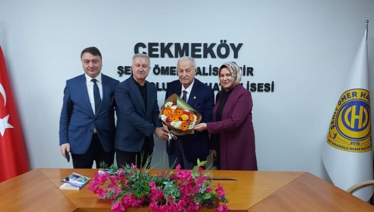 Adalet Eski Bakanı İsmail Müftüoğlu’ndan Çekmeköy Şehit Ömer Halisdemir Kız AİHL’ye ziyaret