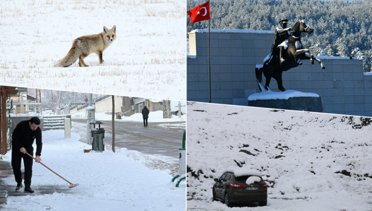 Yurdun bazı kesimlerinde kar etkili oldu