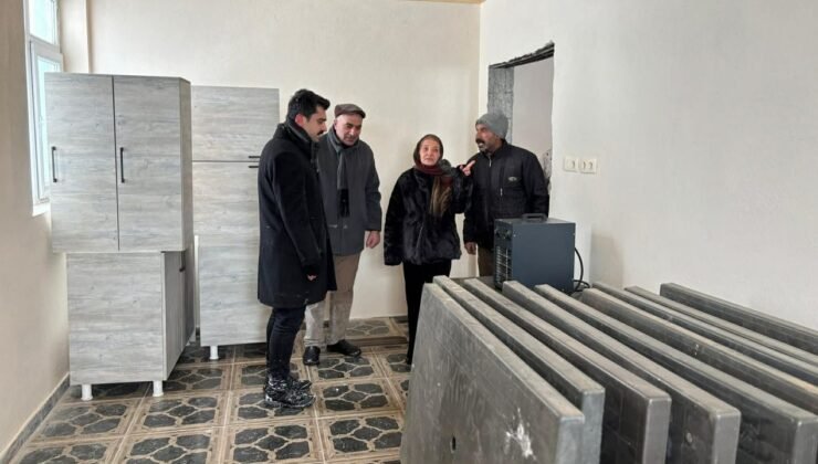 Kaymakam Tutal, Küçükçatak Köyündeki çalışmaları inceledi