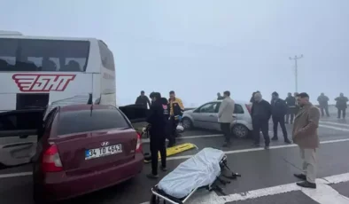 Sivas Gemerek’te sis kazayı beraberinde getirdi