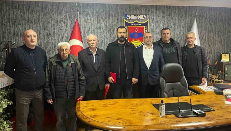 Abdullah Ak, Tavşanlı Şoförler Odası başkanlık görevini devraldı