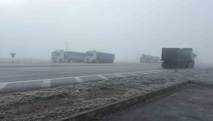 Afyonkarahisar’da sis etkili oldu