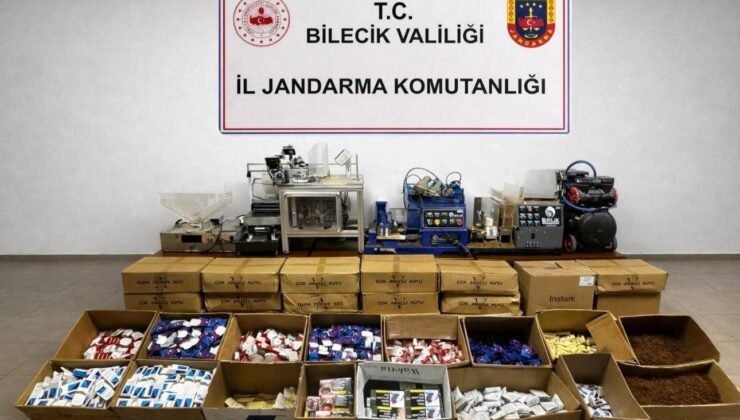 Bilecik’te 126 bin 840 adet makaron ele geçirildi