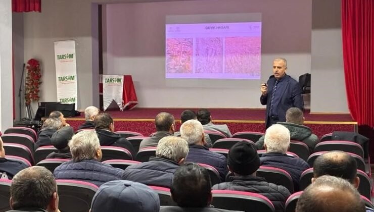 Bilecik’te çiftçiler bilgilendirildi