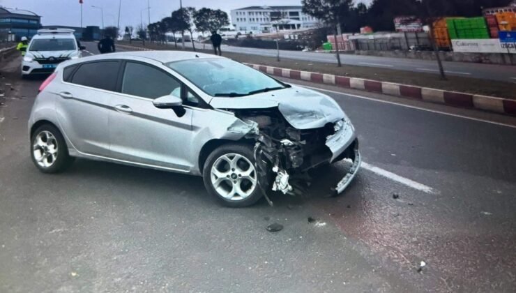 Bilecik’te direksiyon hakimiyetini kaybeden sürücü bariyere çarptı