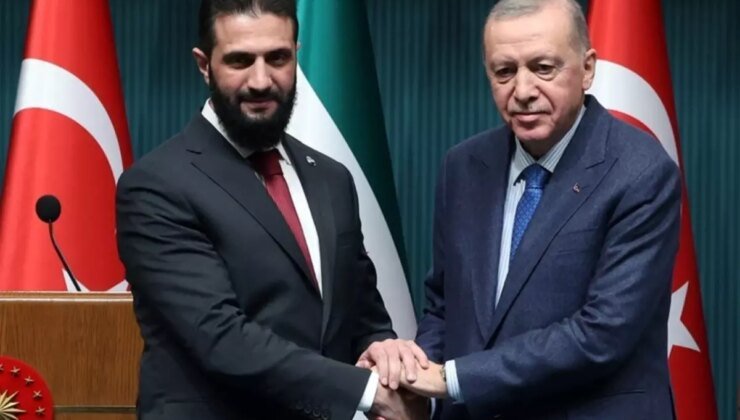 Cumhurbaşkanı Erdoğan ile Şara arasında kritik görüşme