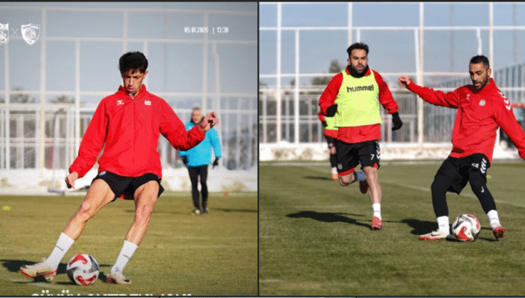 Özbelsan Sivasspor, Erzurumspor maçı hazırlıklarını sürdürdü