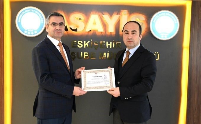 Emniyet Müdürü Yılmaz’dan başarılı personele ödül