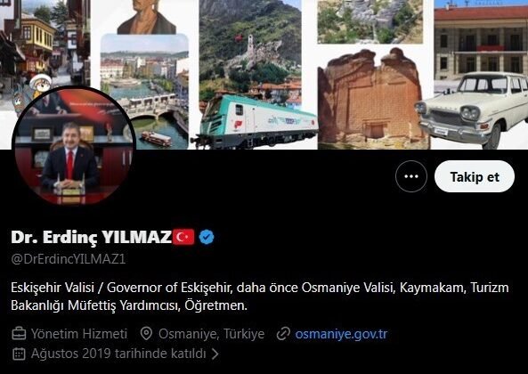 Erdinç Vali, Eskişehirli oldu