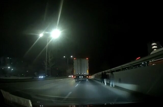 Eskişehir Çevreyolu’nda yürekleri ağza getiren görüntüler