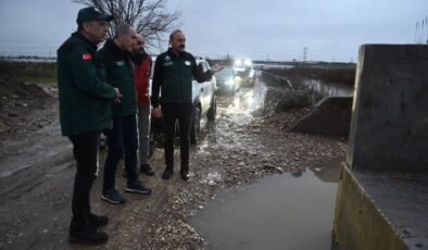 DSİ yetkilileri sel riskine karşı Serik’te sahada