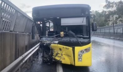 Beykoz’da iki İETT otobüsü çarpıştı: 7 yaralı