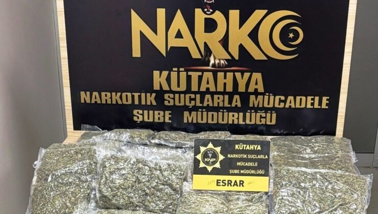 Kütahya’da uyuşturucu operasyonu, 4 şüpheli tutuklandı