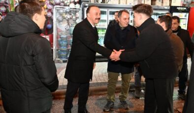 Vali Erin sahada yeni yılı kutladı