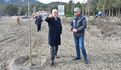 Gölcük tabiat parkı yeşilleniyor