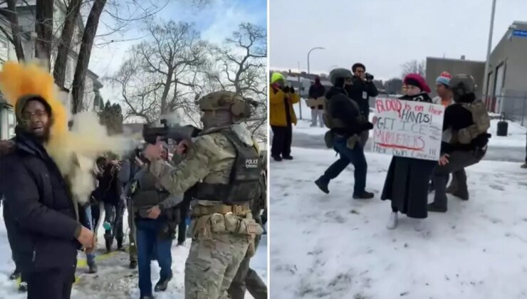 Minneapolis’te tansiyon yüksek: Protestoculara polis müdahale etti