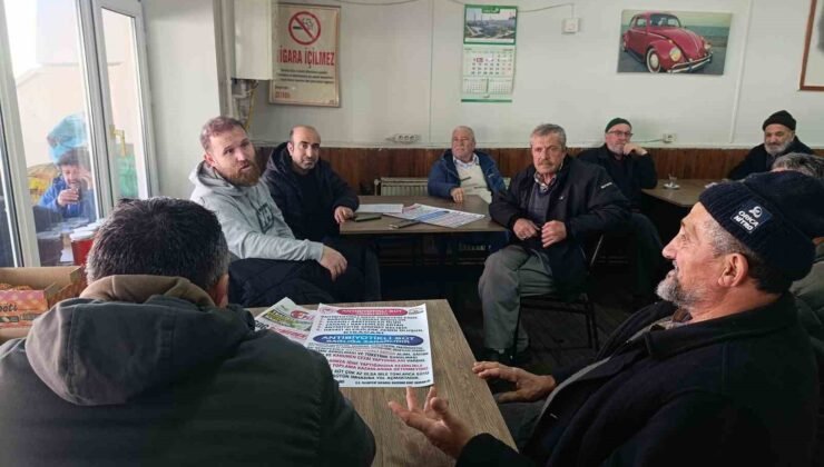 Pazaryeri’nde üreticiye tarımsal bilgilendirme