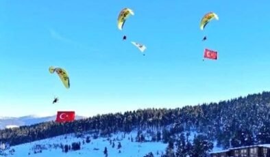 Sarıkamış Semalarında Paramotor Uçuşu gerçekleştirildi