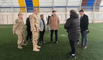 Dağpınar’da spor yatırımlarına yakın takip: Kaymakam Kahraman yerinde inceledi