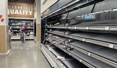 Kutup soğuğu alarmı verilen ABD’de marketlerde raflar boşaldı