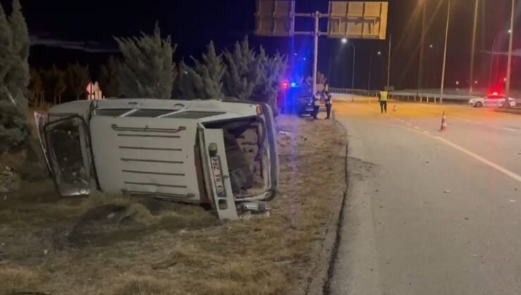 Tırla çarpışan otomobil sürücüsü ağır yaralandı