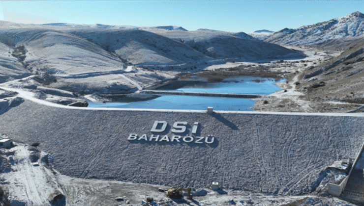 Sivas Ulaş Baharözü Barajı'nda su tutuldu