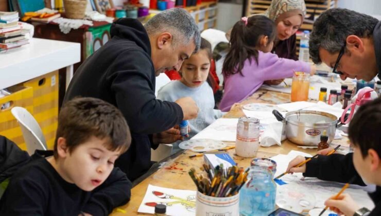 Uşak Belediyesi sömestr tatilinde çocukları çeşitli etkinliklerle yalnız bırakmadı