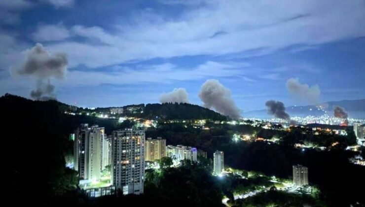 Venezuela’nın başkenti Karakas’ta patlama sesleri duyuldu