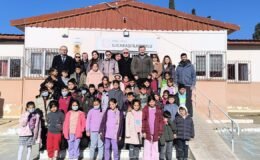 Aydın'da okul bahçeleri fidanlarla buluştu