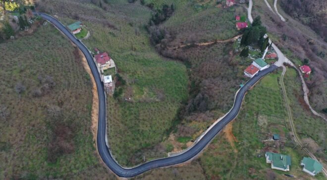 Orhaniye – Boztepe yolu asfaltlandı