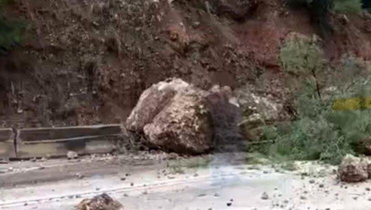 Isparta-Antalya kara yolunda heyelan: Ulaşım yeniden sağlandı