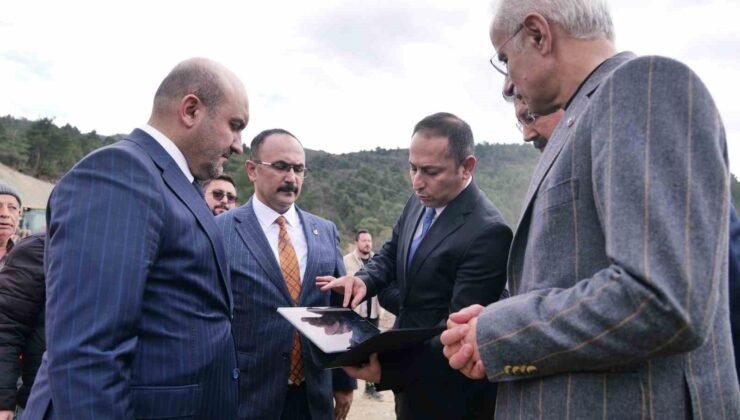 Bakan Uraloğlu Mihalgazi yolunda incelemelerde bulundu
