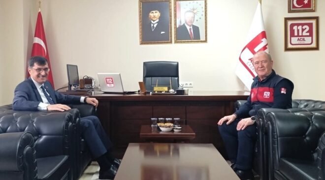 Başkan Eyüp Kahveci’den 112 Acil Çağrı Merkezi personeline tebrik