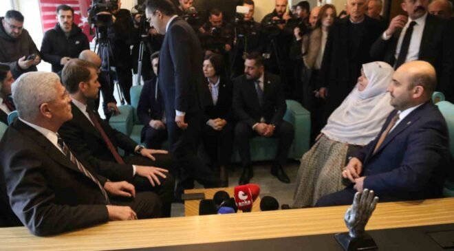 Başkan Güneş’i ziyaret eden İYİ Parti Genel Başkanı Dervişoğlu: “Paylaşımlar ve ifadeler toplumsal birliğimize zarar verdiği kadar geleceğimizde de olumsuz izler bırakıyor”