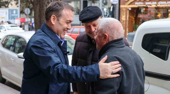 Bilecik Valisi Faik Oktay Sözer çarşı esnafı ile bir araya geldi