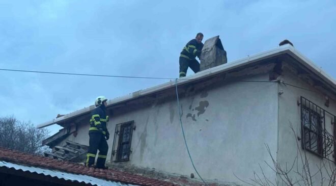 Bilecik’te baca yangını