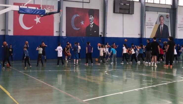 Bilecik’te basketbol okullarında disiplinli antrenmanlar sürüyor