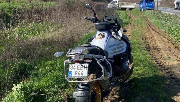 Bilecik’te kontrolden çıkan motosiklet devrildi: 1 yaralı