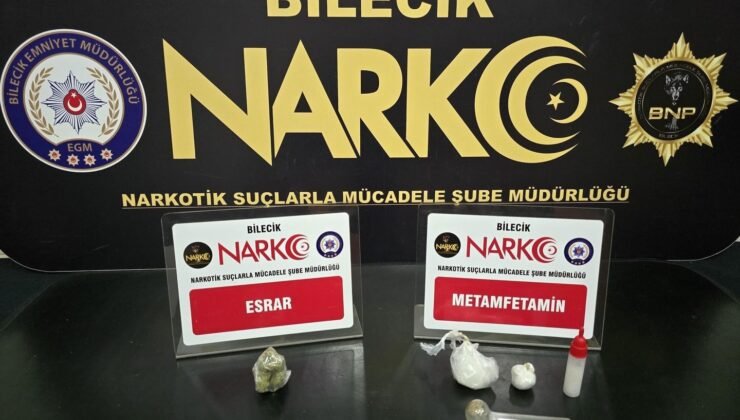 Bilecik’te narkotik operasyonu: 2 gözaltı
