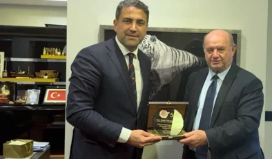 ÇGC’den Berzan Toprak’a plaket