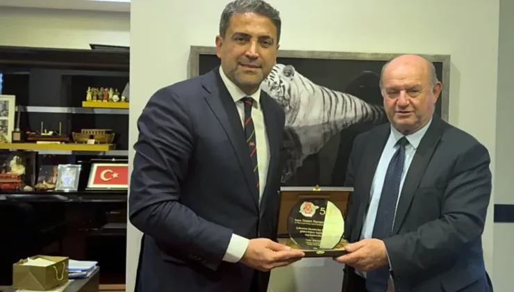 ÇGC’den Berzan Toprak’a plaket